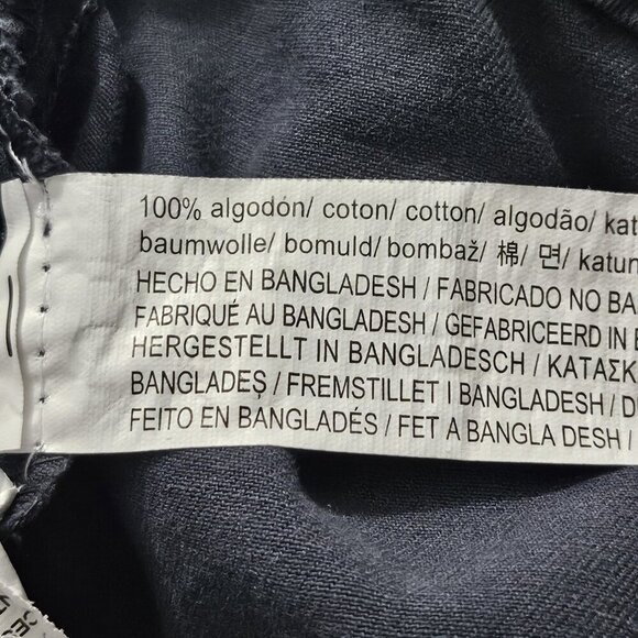 2/$30 Zara Black Cargo Pants Size 8 Casual Utility Style - Picture 5 of 6